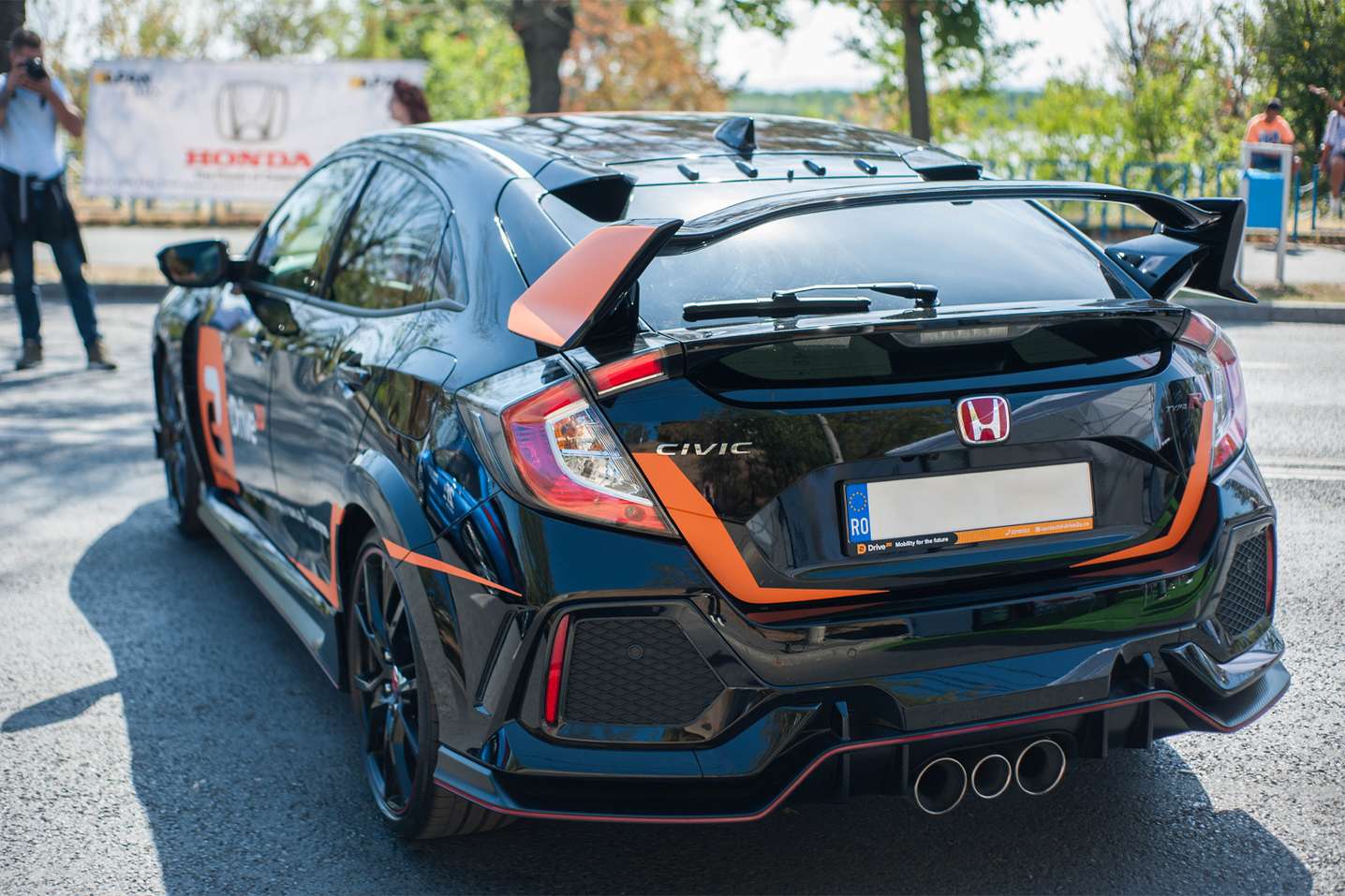 Car with vortex generators