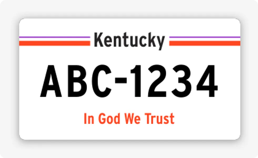 license plate lookup Kentucky