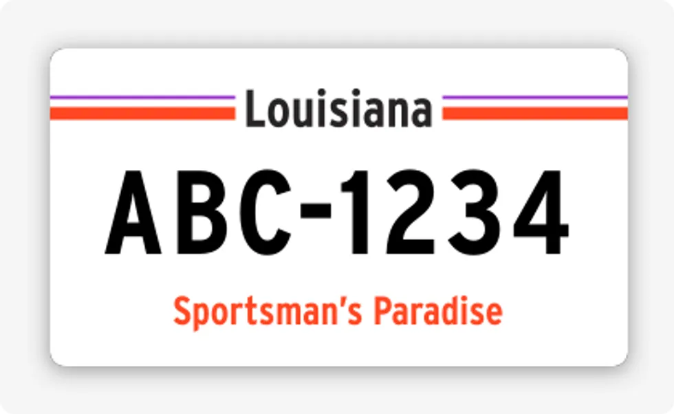 license plate lookup louisiana