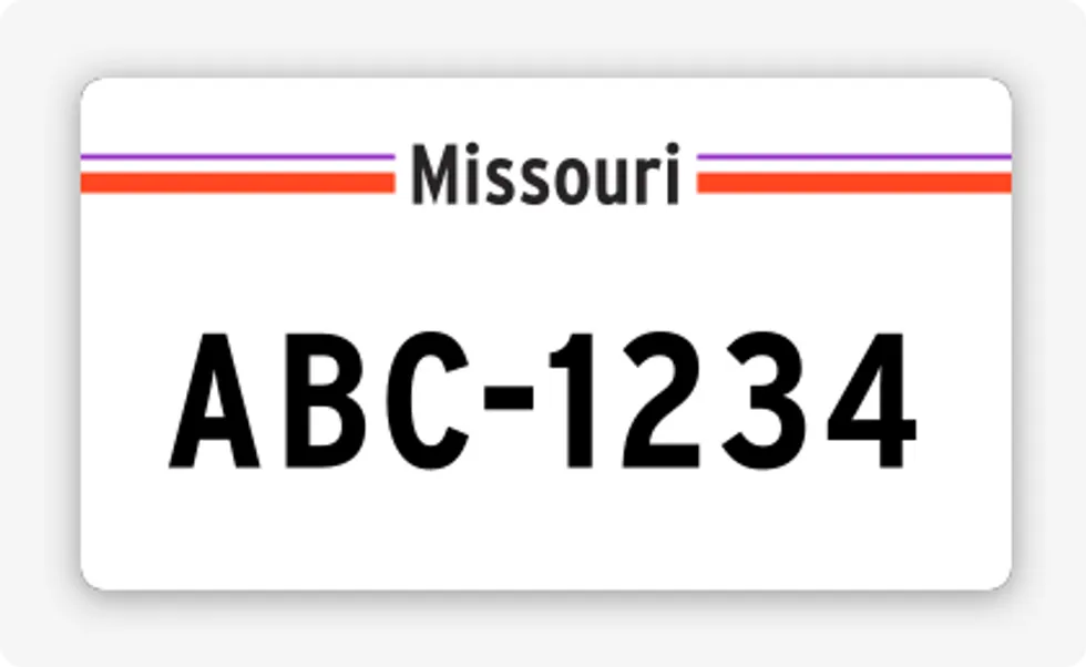 license plate lookup Missouri